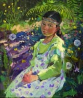  Настенька.<br> Холст, масло.  раз. 69,8х59,8 см.  1998 г.