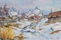 Ростов Великий.<br> Холст, масло.  раз. 60х90см.  2025 г.