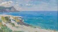 Анапа, море.<br> Холст, масло.  раз. 29х49 см.  2008 г.