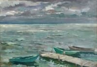 Пасмурный день.<br> Холст, масло.  раз. 60х70см.  2007 г.