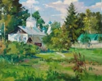 Николо-Бабаевский монастырь.<br> Холст, масло.  раз.   65х81 см., июль 2024 г.