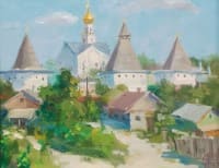 Ростов Великий.<br> Холст, масло.  раз. 20х25 см.  2025 г.