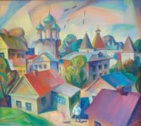 Журавли.<br> Холст, масло. раз. 80х90 см. 2020 г.