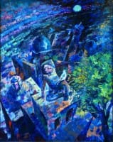 Юность Бухары. <br> Холст, масло.  раз 100х80 см.  1992 г.