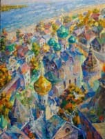 Ростов осенний.<br> Холст, масло.  раз. 124х95 см. 2023 г.